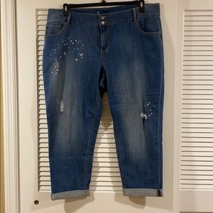 Lane Bryant Jean Capris